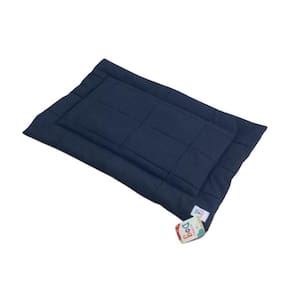 Almofada Colchonete Patchwork Jeans Borda Fina M 70X50Cm