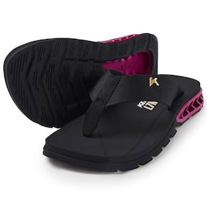 Sandália Kenner Rakka L7 U2 - Preto e Rosa