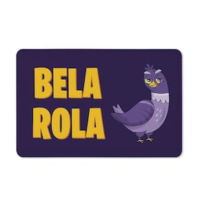 Tapete de Tecido Multiuso 60x40cm - Bela Rola (Roxo)