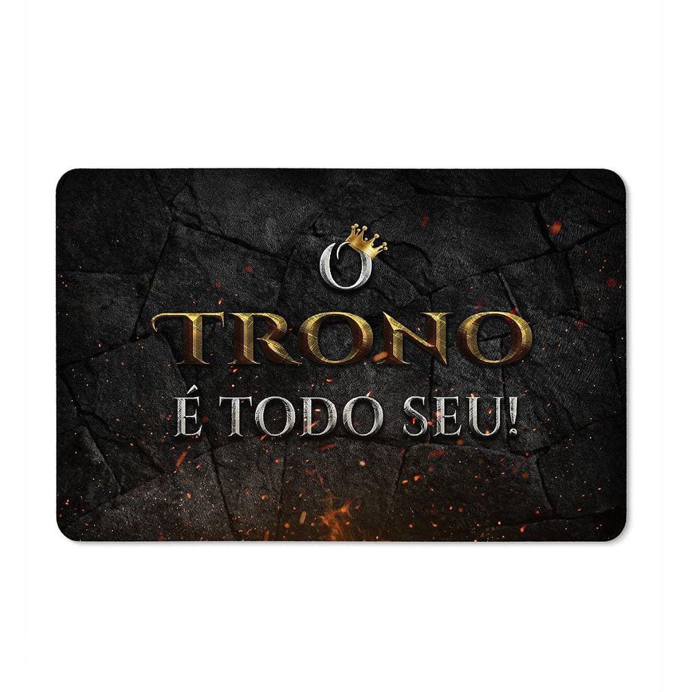 Tapete de Tecido Multiuso 60x40cm - Trono