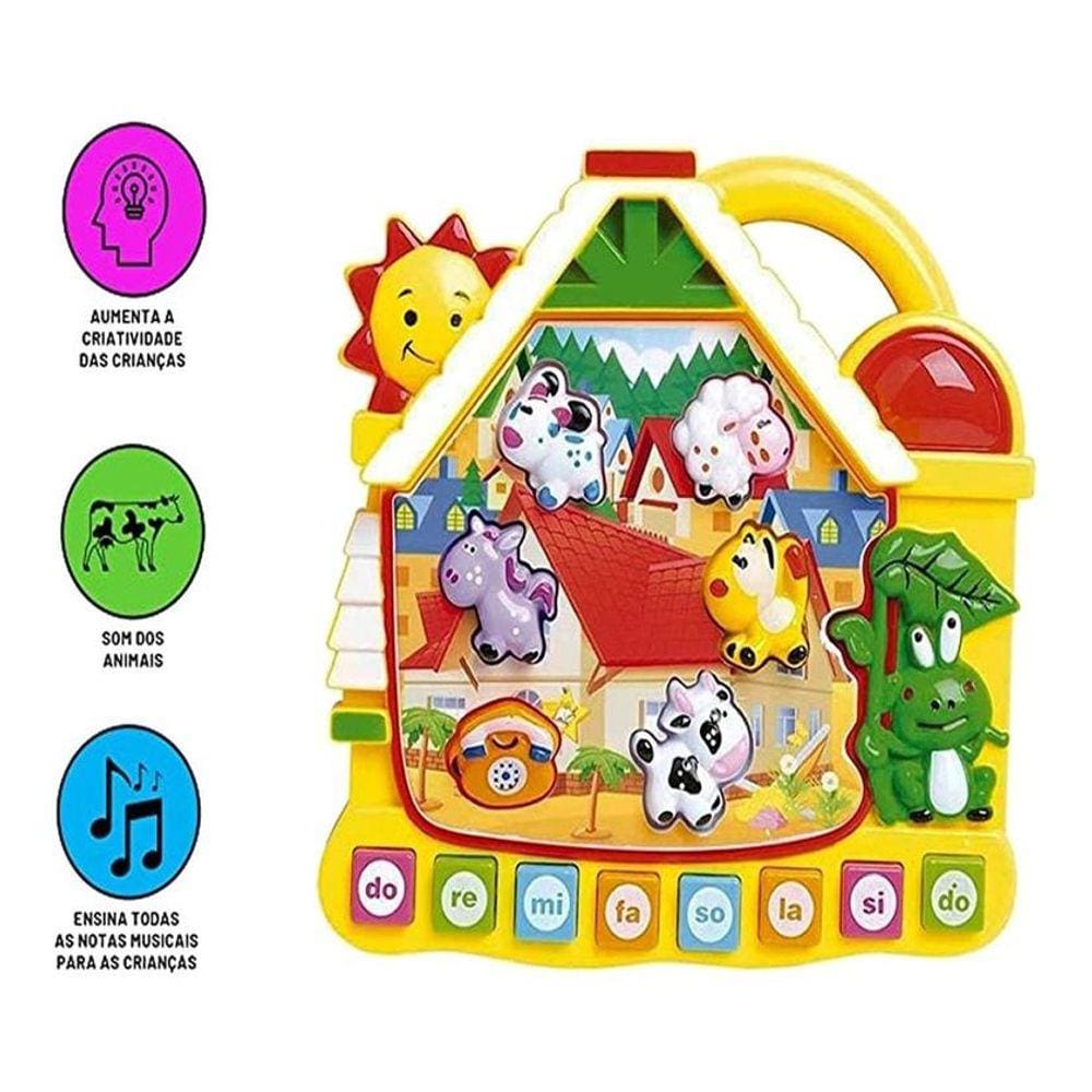 Piano (Pianinho) Infantil com banqueta - Disktem