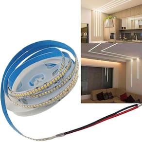 Fita Led 240 Leds 6500K 16w Sala Quarto Cozinha Teto Rebaixado Casa Decoraçao Iluminaçao Casa Loja Residencia Predio