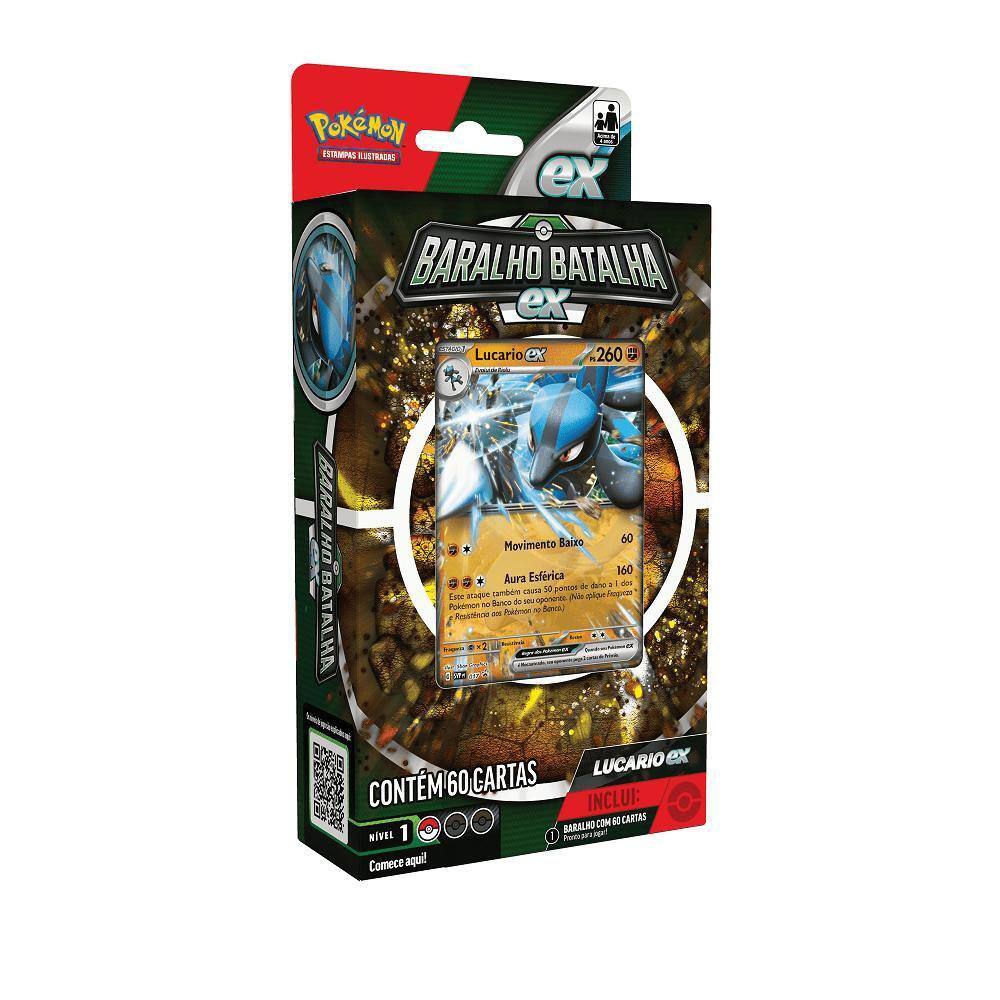 Pokémon Baralho Batalha de Liga Mew Vmax Com 60 Cartas Copag