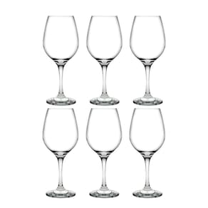 Conjunto 6 Taças De Vidro Lira 365Ml Class Home