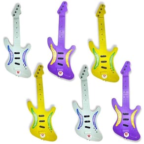 Guitarrinha Brinquedo Infantil Kit 6 Guitarra De Plástico