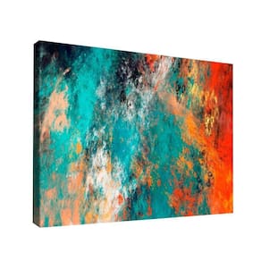 Quadro Nuvens Abstratas Coloridas Br Artes Grande 118x78