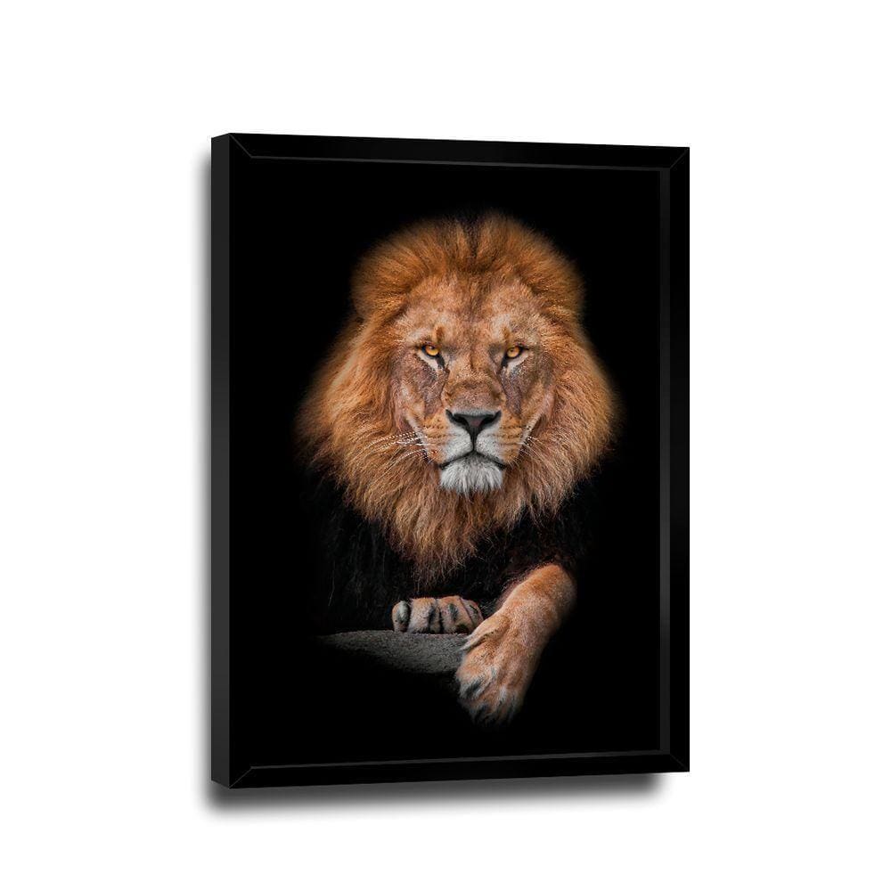 Quadro Realeza Do Leão -- Br Artes