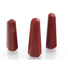 Pontinha Gerador JASPE VERMELHO Pedra Tipo B aprox 3.5 cm