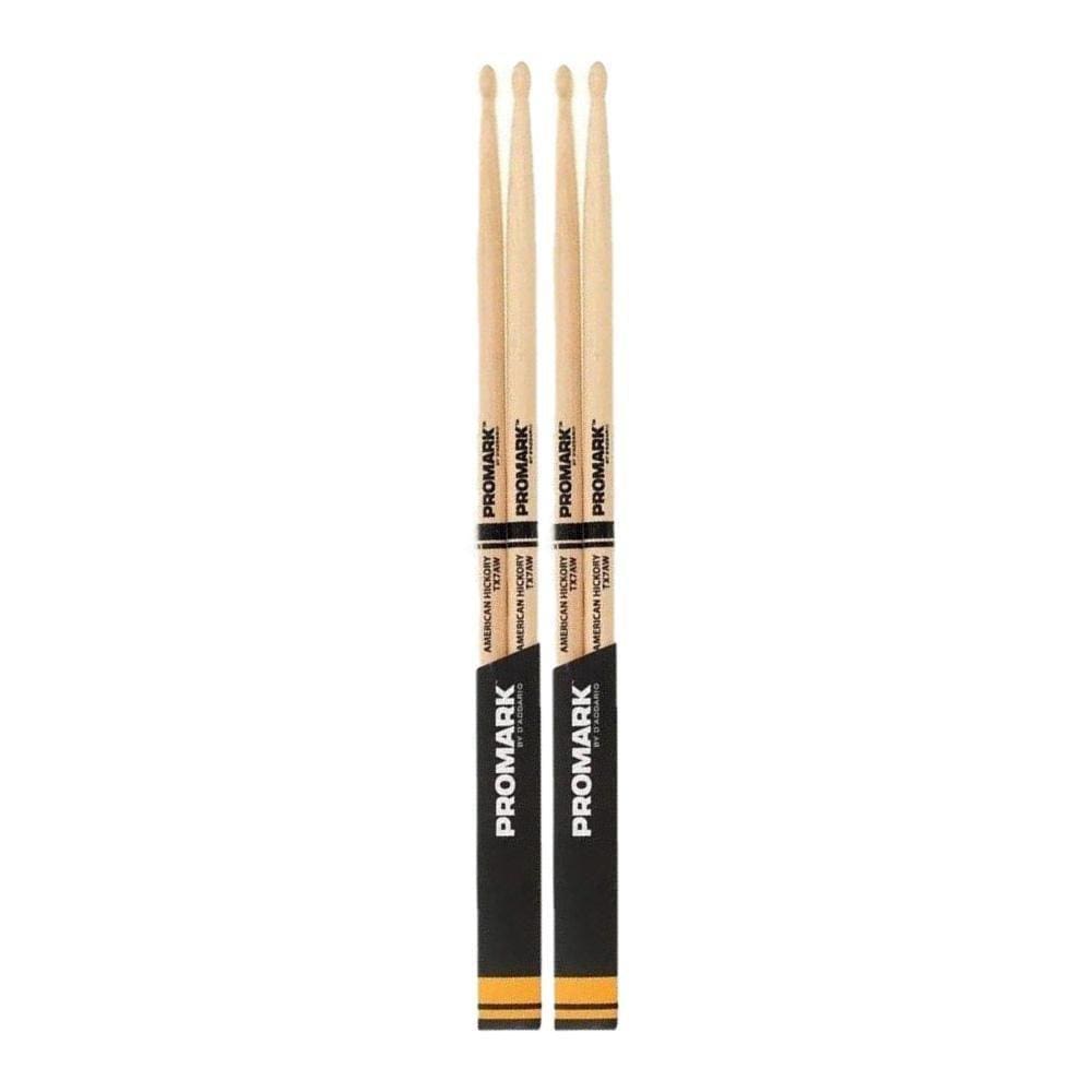 2 Pares Baqueta Pro Mark 7AW Hickory