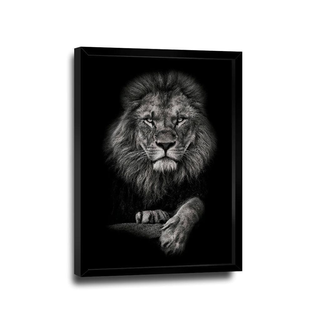 Quadro Realeza Do Leão Pb -- Br Artes