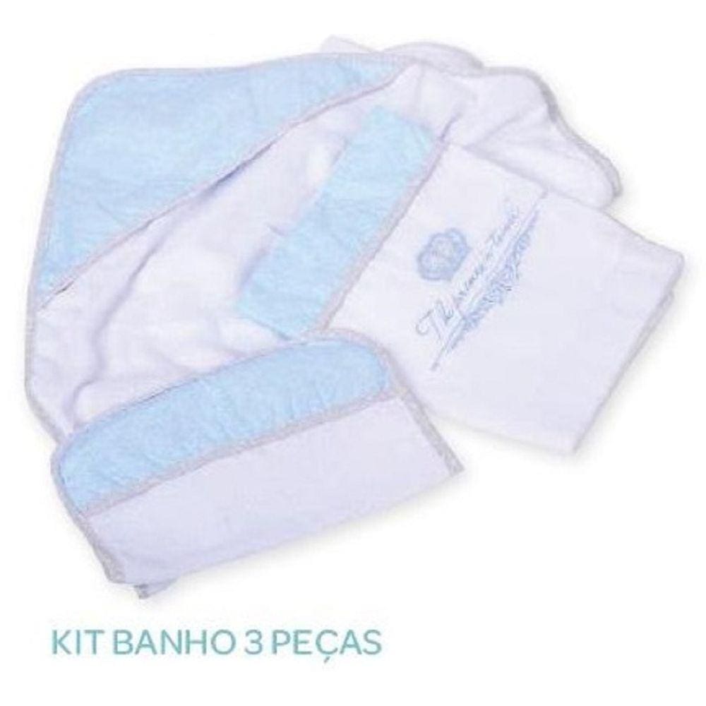 Kit Banho Classico Reino - 3 Pç - Menino