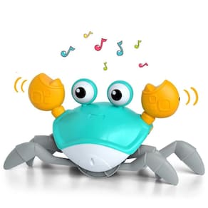 Caranguejo Fujão Brinquedo Indução De Robo Com Música E Led