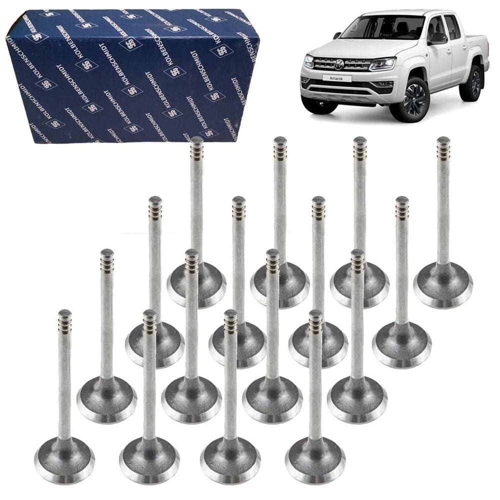 Jg Valvulas De Admissao E Escape Vw Amarok 2.0 16V Turbo - Biturbo 2011 A 2023 Ks