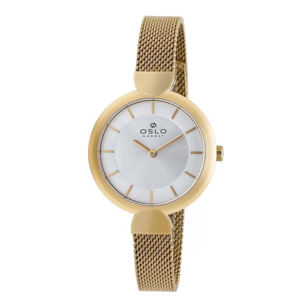 Relógio Oslo Feminino Ofgsss9T0024 S1Kx Slim Dourado