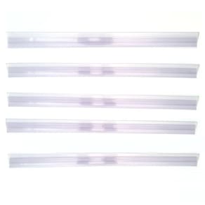 Porta Etiqueta Bandeja Gondola LX 92 Cm Transparente Kit C30