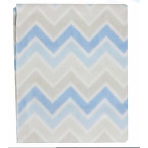 Cobertor Estampado Chevron Loupiot Classic - Azul