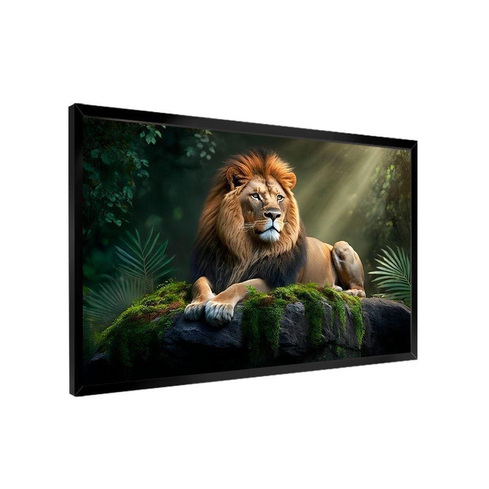 Quadro Leão Selvagem -- Br Artes