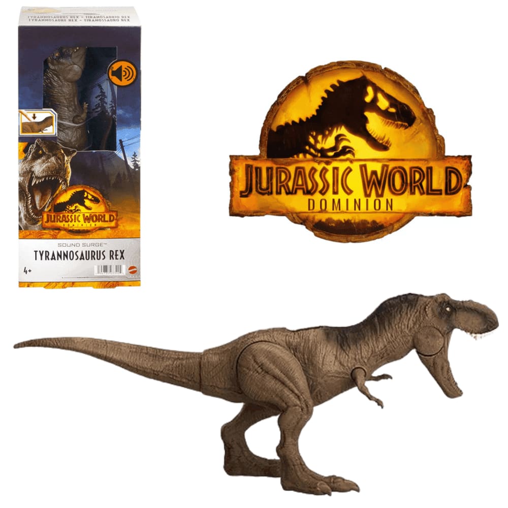 Tiranossauro Rex C/Som Jurassic World 4+