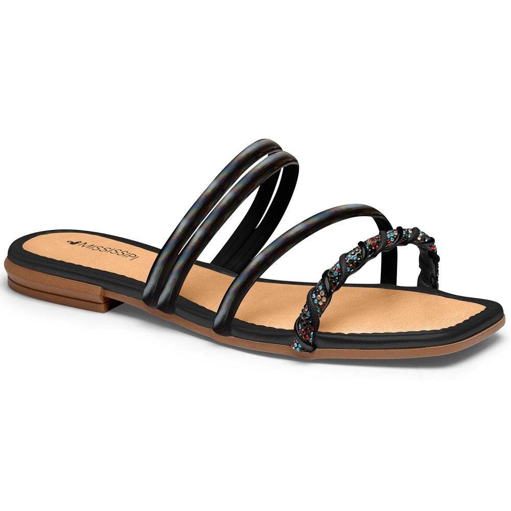 Chinelo Mississipi Q8361 Feminino - Preto