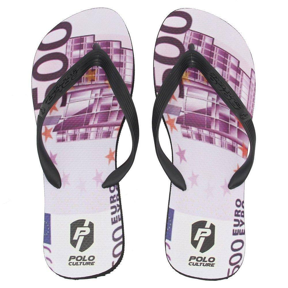 Chinelo Masculino Macio de Borracha Estampado Duas Tiras