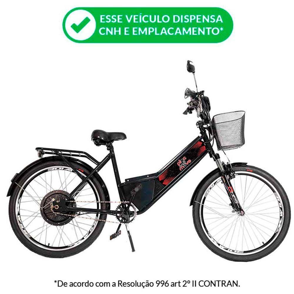 Bicicleta Elétrica - Street PAM - 800w - Preta - Plug and Move