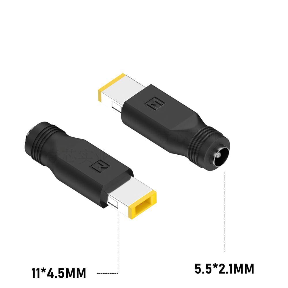 Adaptador Tomada Conector Femea DC 5.5 X 2.1mm Para DC 11x4.5 Lenovo