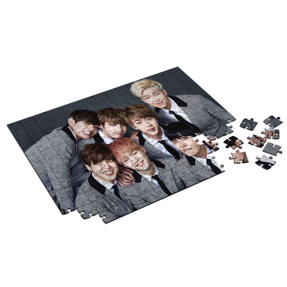 Quebra-cabeça BTS Personalizado Com Caixa 120 Peças