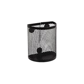 Porta Organizador de Caneta Aramado Imantado Meia Lua Preto