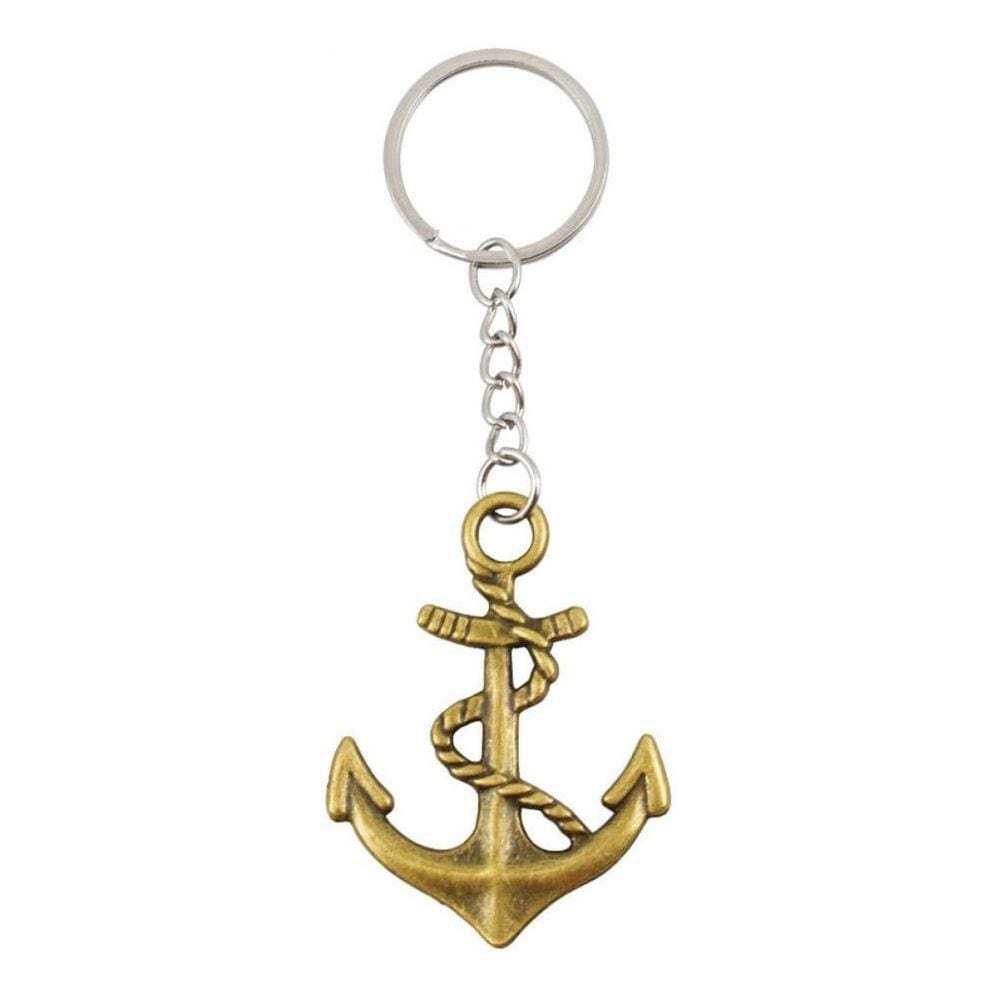 Chaveiro Chaveirinho Metal Miniatura Mini Âncora Navio 5.5c