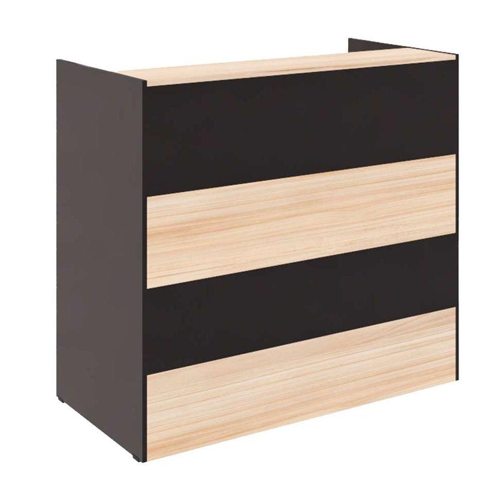 balcão ção calvi e preto 120 cm