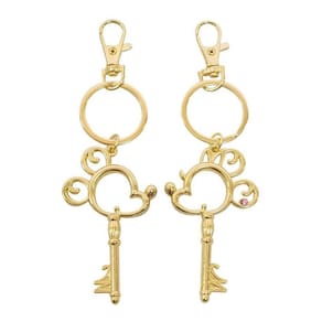 Kit Chaveiros Dourados Mickey & Minnie - Disney