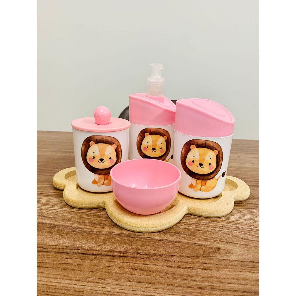 Kit Três Leões c/BANDEJA NUVEM CRUA