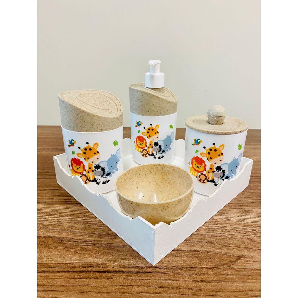 Kit Safari Juntos c/bandeja quadrada COLOR