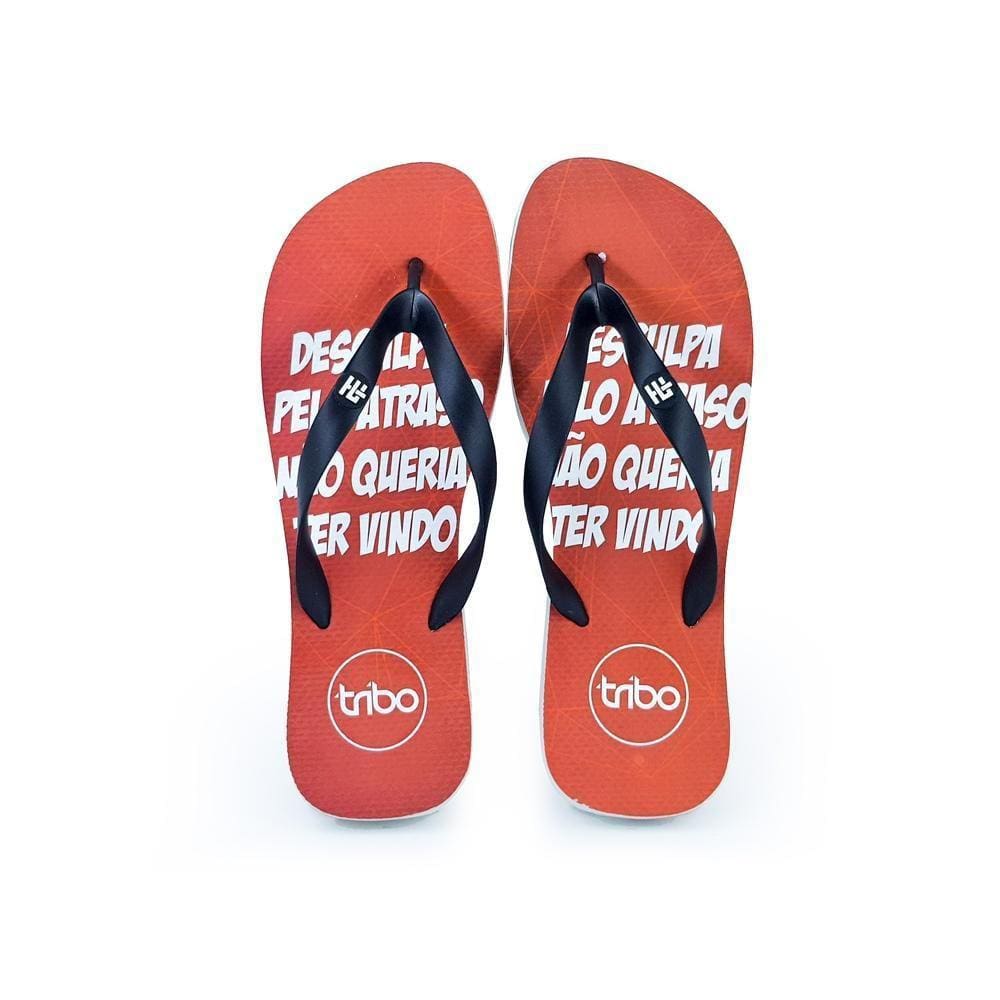 Chinelo Masculino Macio Borracha Estampado Tiras Largas