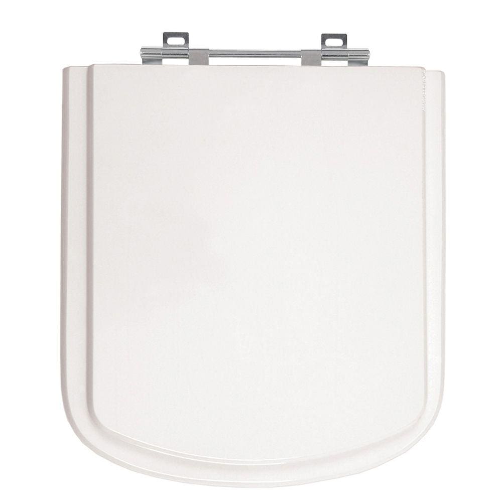 Tampa de Vaso Polo Branco Tampa para Vaso Deca de Madeira Laqueada