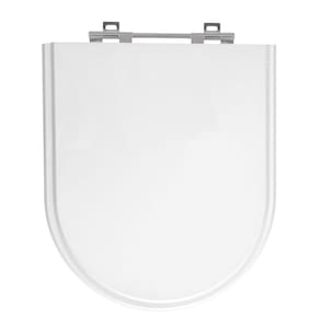 Tampa de Vaso Nuova Branco Tampa para Vaso Deca de Madeira Laqueada