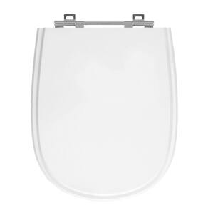 Assento Sanitário Ezedra Branco Neve Tampa para Vaso Ideal de Madeira Laqueada