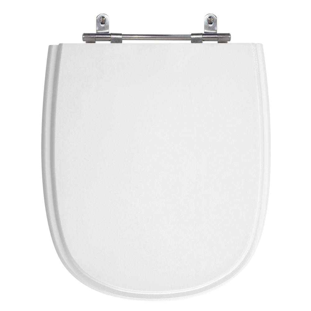 Assento Sanitário Sabatini Branco Tampa para Vaso Icasa de Madeira Laqueada