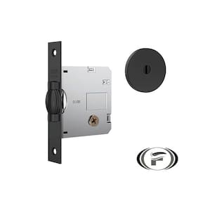 Fechadura Rolete Tetra Redonda 1005 Preta Stam