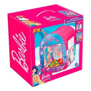 Funf0006-8 Barbie Barraca Infantil Mundo Dos Sonhos Com 50 Bolinhas