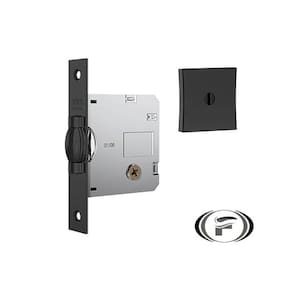 Fechadura Rolete Tetra Quadrada 1005 Preta Stam