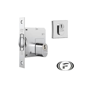 Fechadura Rolete Quadrada 1005 Cromada Stam
