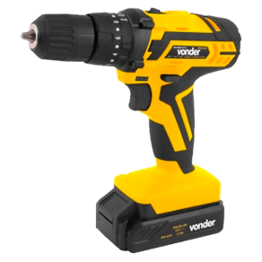 Parafusadeira Furadeira Impacto Bateria 3/8 12vMaleta Vonder