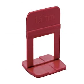 Espaçador Nivelador Caixa com 1000 Peças Slim Vermelho Cortag 15cm