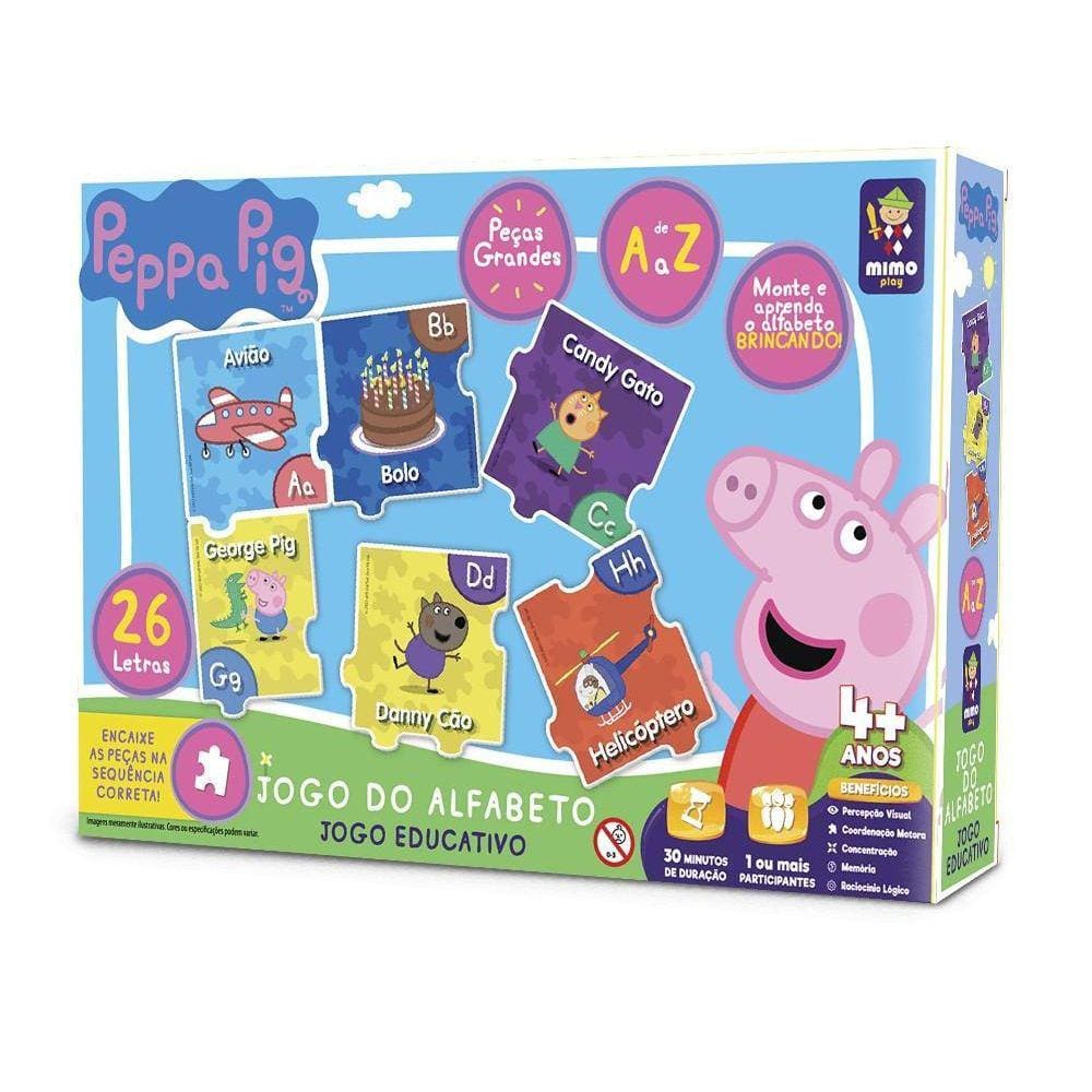 Quebra-Cabeça E Jogo Da Memória Infantil Peppa Pig Elka em