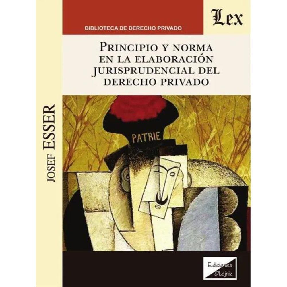 Principio Y Norma En La Elaboración Jurisprudencial Del Derecho Privado