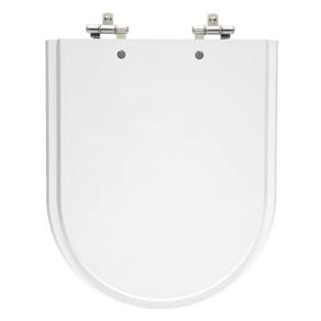 Assento Sanitário Luna Branco Tampa para Vaso Icasa de Madeira Laqueada