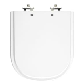 Assento Sanitário Etna Branco Tampa para Vaso Icasa de Madeira Laqueada