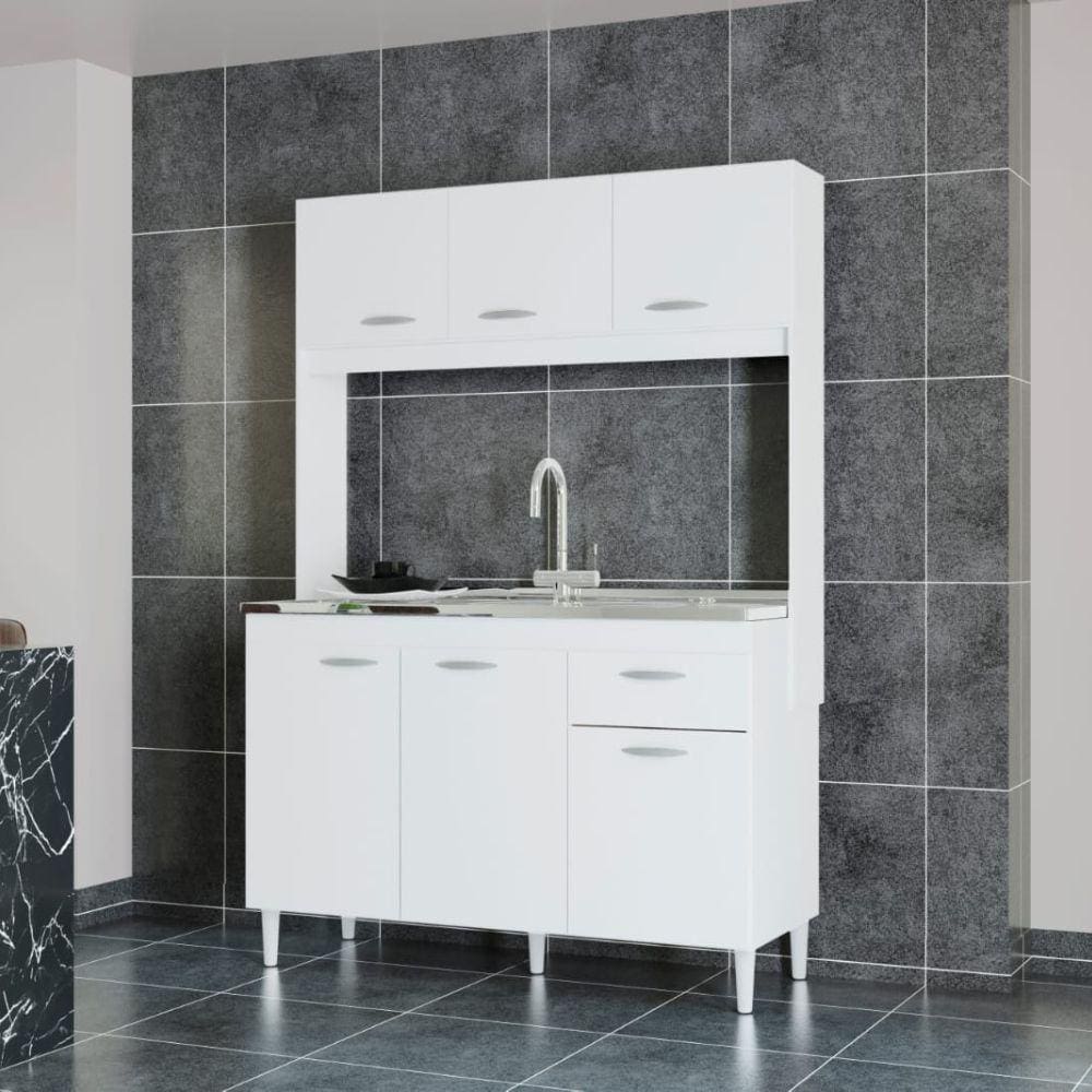 Cozinha Poquema Anete 6 Portas 1 Gaveta