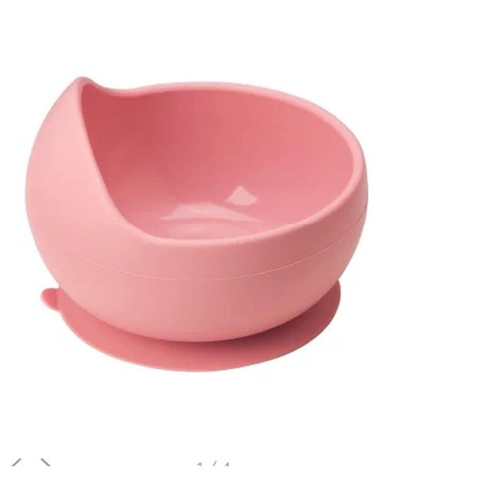 Pratinho Bowl Em Silicone Com Ventosa - Buba - Rosa